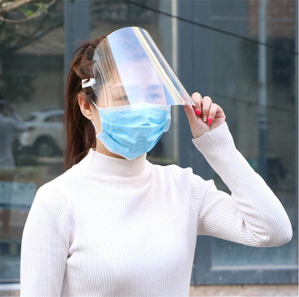 HD Clear Transparent Anti-fog Protective Face Mask Unisex Kids Adult Full Face Splash Masks 2020 Fume-proof Face Cap Safety Mask gift E22904