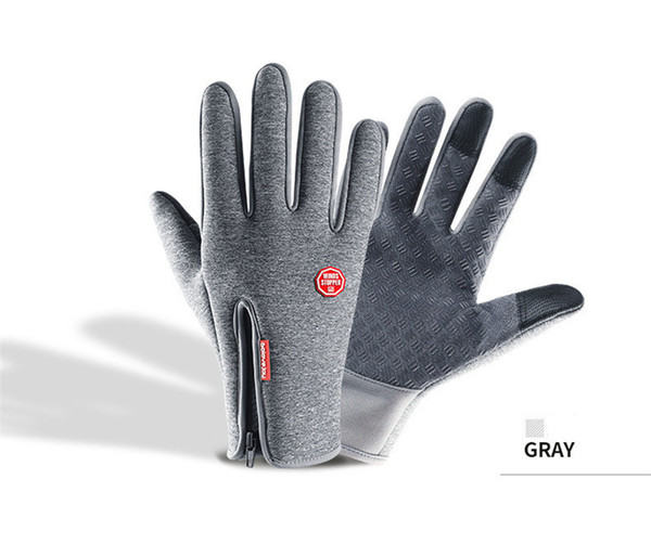 Specially designed for windproof sports touch screen gloves, bicycle riding, full finger gloves, warm fleece skiing