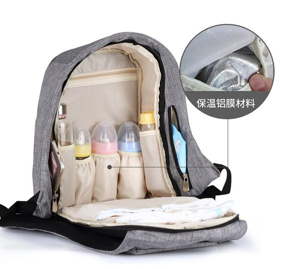 wholesale max capacity 9kg max color mommy backpack 2018 great hot designs and good quailty outgoing bags for mom