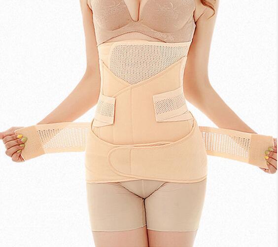 Belly/Abdomen/Pelvis Postpartum Belt Body Recovery Shapewear Belly Slim Waist Cinchers Breathable Waist Trainer Corset 3in1