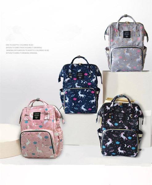 Unicorn Mommy Backpacks Nappies Bags INS Diaper Bags Backpack Maternity Large Volume Multifunctional Outdoor Travel Bag m039