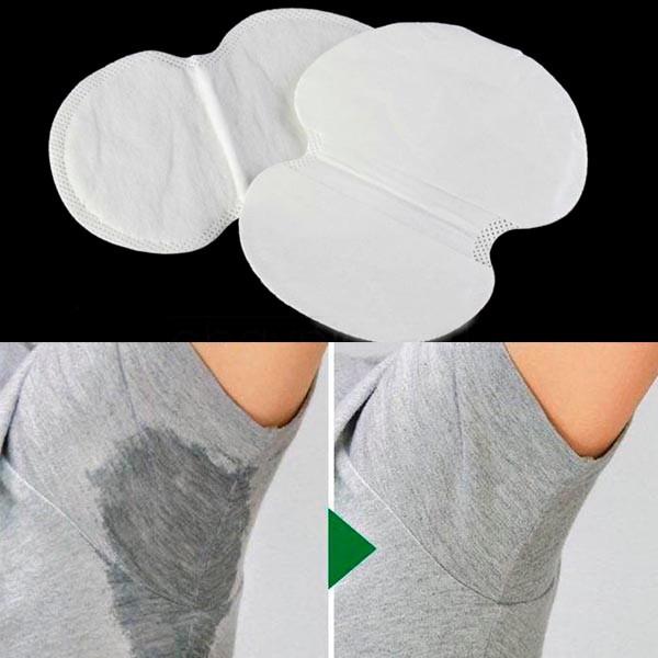 Summer Deodorants Cotton Pads Underarm Armpit Sweat Pads Dress Disposable Stop Sweat Shield Guard Absorbing 12pc/lot