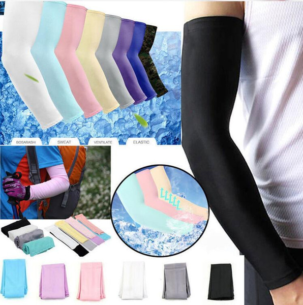 Hicool Cooling Sleeves Unisex Sports Sun Block Anti UV Protection Sleeves Driving Arm Sleeve Cooling Sleeve Covers 2pcs/pair