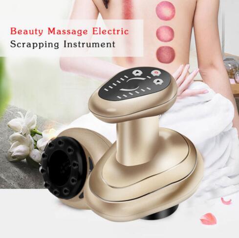 Electric Suction Scraping Massager Magnetic Wave Heat Energy Beauty Massage Electric Scrapping Instrument used by women