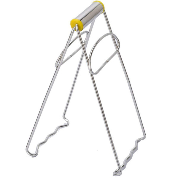Kitchen Stainless Steel Anti-hot Plate Gripper plate Clip Pots Tong Folding Hot Dish Clip Plate Retriever Tongs