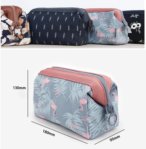 Flamingo Cosmetic Bag Women Travel Function Makeup Bag Zipper Make Up Organizer Storage Pouch Toiletry Organizer Storage z141