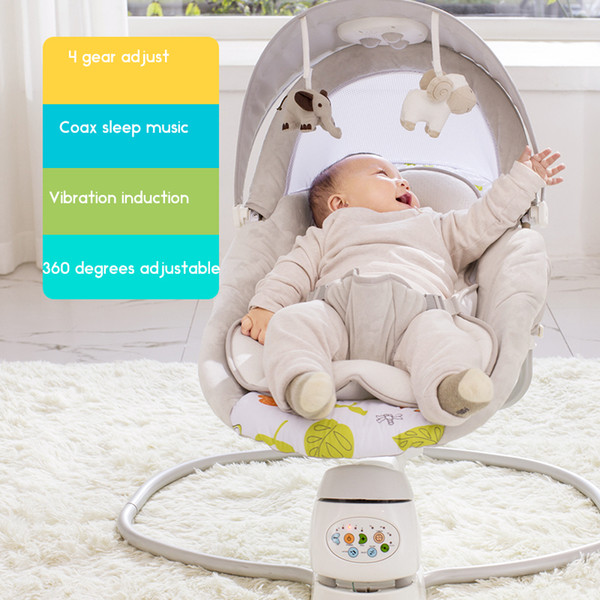 Auto-swing Baby Rocking Chair Baby Cradle To Soothe God To Sleep Neonate Bed Cradle nonelectric sleeping bed Babyfond