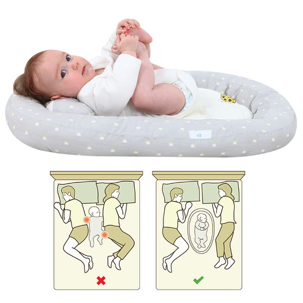 Portable Bassinet Baby Crib Nursery Travel Folding Baby Bed Pillow Infant Toddler Cradle Multifunction Storage Bag Care