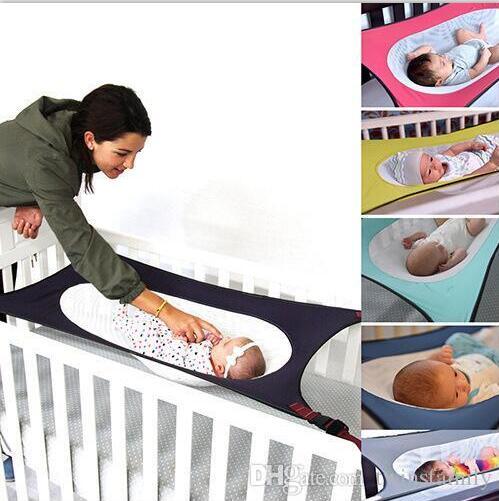 Newborn Crib Infant Sleeping Hammock Baby Hangmat Travel Portable Sleeping Cradle Bed Breathable Detachable Bassinet Crib Hammock DYP7057