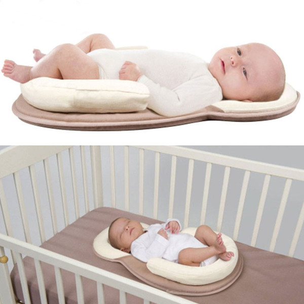 Newborn Portable Bed Travel Crib Baby Bed Breathable Cradle Mattress Newborn Anti-rollover Pad Infant Anti-head Pad