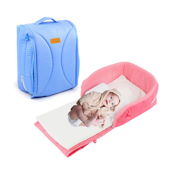 Newborn Crib Portable Baby Bed In Bed Baby Sleeping Anti Pressure Travel With Folding Portable