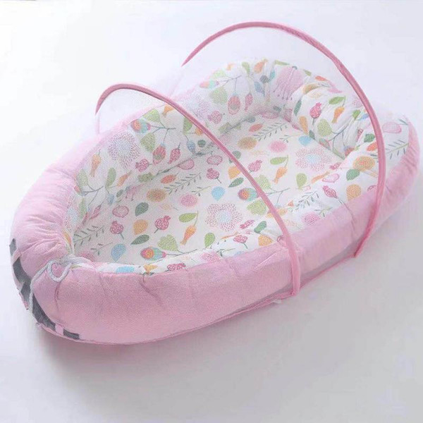 New Hot Baby Bassinet for Bed Lounger Breathable Hypoallergenic Cotton Portable Crib for Bedroom Travel Dropshipping CJ191217