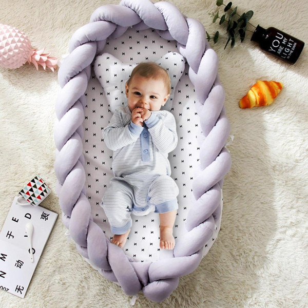 Multi Functional Portable Bionic Bed Toddler Cotton Cradle Baby Bassinet Bumper Foldable Sleeper Babynest Mattress 0-2Y