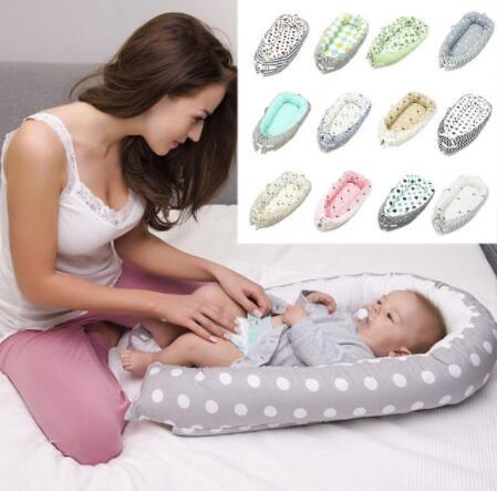 80*50CM Baby Nest Crib Bionic Cot Bed Newborns Baby Bedding Foldable Travel Bed For Infant KKA6269