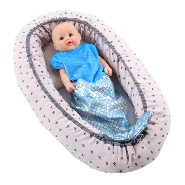 Safety Portable Carry Bed Cotton Cover Newborn Bionic Baby Nest Bed Child Crib Infant Mattress Bionic Design