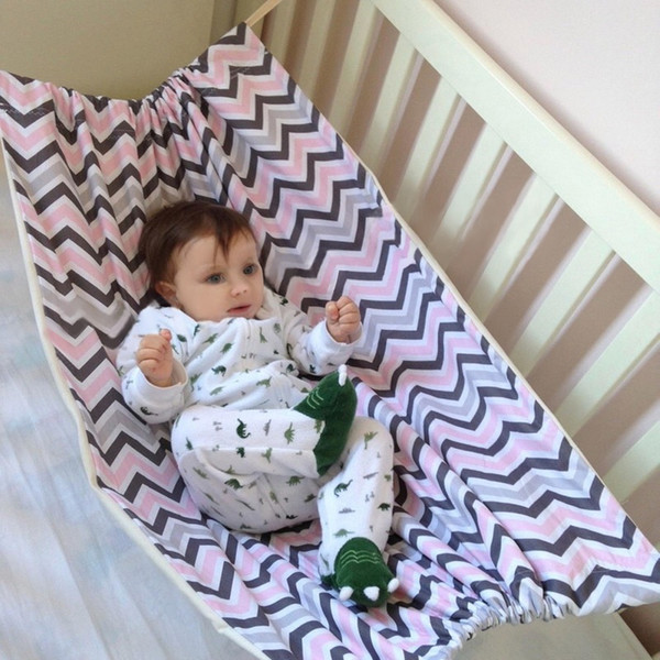 Baby hammock INS Infant flower watermelon print Baby Cribs Toddler detachable Portable Sleeping bed 7colors 100*70CM