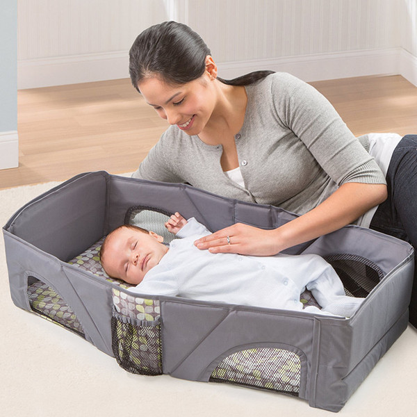 Folding Portable Baby Bed Multifunctional Folding Travelling Bag High Quality Baby Cradle /Cribs Infant Travel Safety Cot