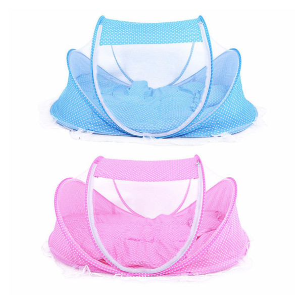 3pcs/lot 0-36 Months Baby Bed Portable Foldable Baby Crib With Netting Newborn Sleep Bed Travel Bed Mosquito Net Baby Bedding B