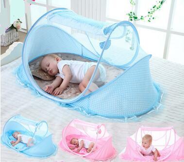 New Baby Crib 0-3 Years Baby Bedding Mosquito Net Portable Foldable Baby Bed Crib Mosquito Netting Cotton Sleep Travel Bed Set