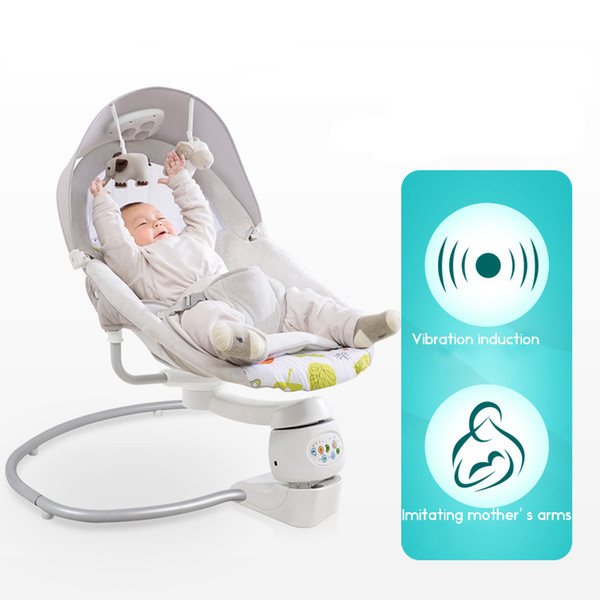 Babyfond baby rocking chair baby electric cradle rocking chair recliner comforting baby artifact sleepy newborn shaker