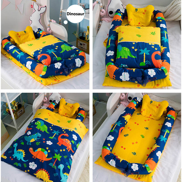 Safety portable carry bed cotton cover newborn bionic baby nest bed infantmulti-purpose crib