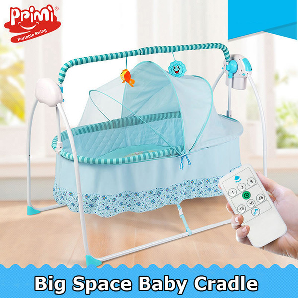 Fashion Electrical Baby Crib/Baby Cradle, Electric Baby Rocker/Rocking, Baby Swing Bed, Big Space 100*55cm