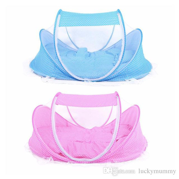 3pcs/lot 0-36 Months Baby Bed Portable Foldable Baby Crib With Netting Newborn Sleep Bed Travel Bed Mosquito Net Baby Bedding B