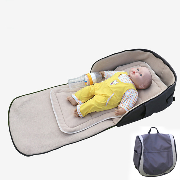 Portable Baby Bed Travel 90*40cm Foldable Indoor Outdoor Baby Cots Sleeping Travel Bed Portable Crib Newborn Changing Table