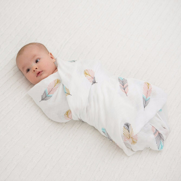 Baby Swaddle Wrap Stroller Cover Newborn Blanket Cotton Muslin Swaddle for Infant Kids Towel Play Mat Baby Accessories