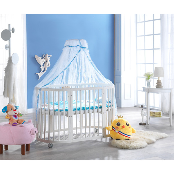 Brand export solid wood Baby bed table chair solid wood baby bed newborn sleeping chair and table