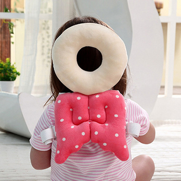 Baby Nursing Pillow Toddler Head Pillow Cute Wings Anti Crash Toddler Care Headrest Infant Walk Fall Down Head Protection Pillow