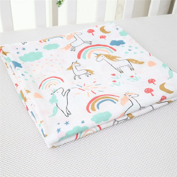 Baby Swaddle Blanket Cotton Newborn Baby Bedding Accessories Baby Sleeping Swaddle Muslin Wrap Kids Play Mat