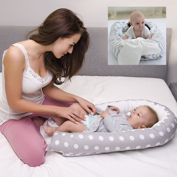 Baby Nest Bed Crib Portable Removable And Washable Crib Travel Bed For Children Infant Kids Cotton Cradle Cot For Newborns