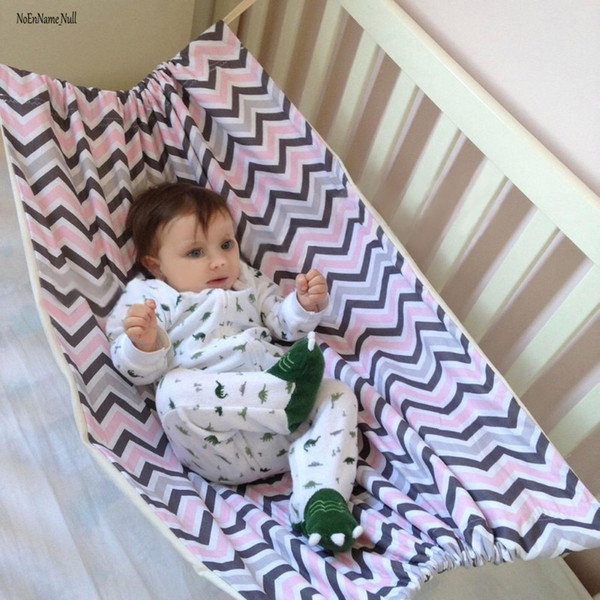 NoEnName-Null Infant Safety Baby Hammock Printed Home Outdoor Detachable Portable Comfortable Bed Kit Hanging Seat Garden Swing