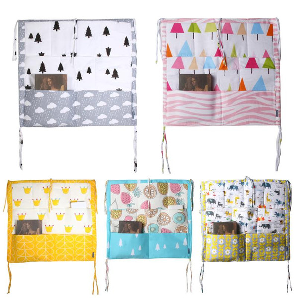 Promotion! muslin tree Brand Baby Cot Bed Hanging Storage Bag