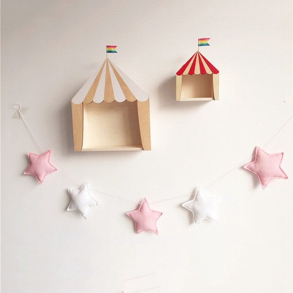 Star Shaped Baby Room Decor Cotton Home Wall Hanging Simple Children Room Decoration Hanging Ornaments Baby Photography Props