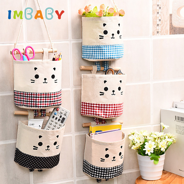 IMBABY Hanging Storage Pocket Set Crib Organizer Multi-Function Over The Door Magazine Storage Pockets Wall Mount