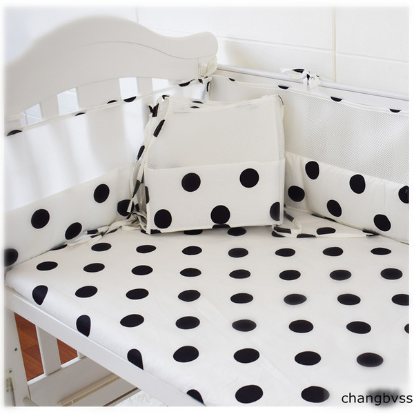 Nordic Stars / Crown Pattern Baby Bed Bumpers 60/70/120/130/140 cm One Piece Crib Around Protect Bumpers Baby Safe Bedding Set