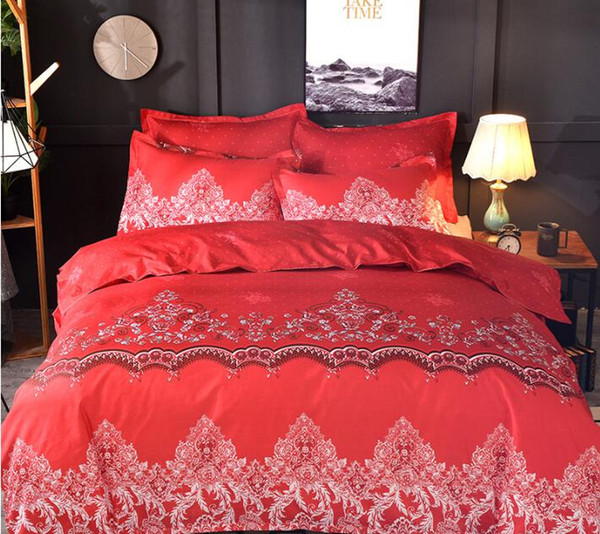 6 Colors Egyptian Twin~King Size Bedding Sets Juegos De Sábanas De Algodón Bed Sheets Queen Bedding Sets King Size Comforter Set