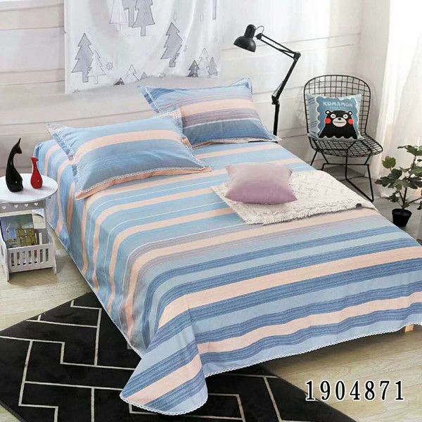 6pc variety of colored cute bed sheet spring and autumn 100% cotton comfort kids home textile