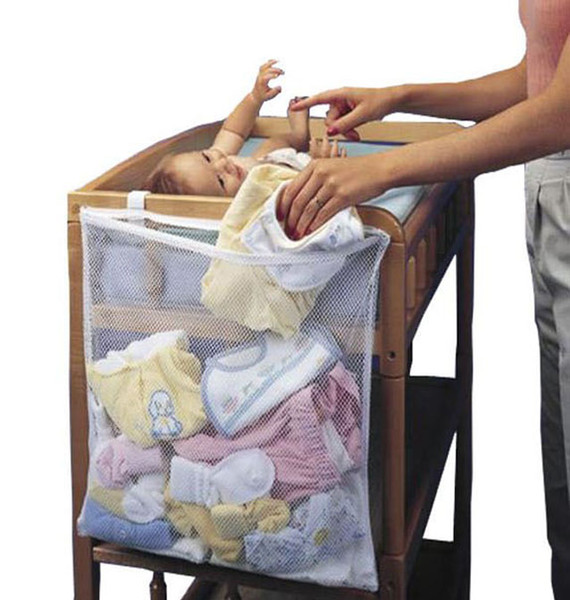 Newborn cot crib bedding set baby cot sets baby bed storage pockets diaper bag bed crib organizer baby hanging stoarage bag