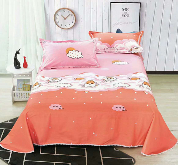 8pc variety of colorful white dot colored cute bed sheet spring and autumn 100% cotton comfort kids home textile