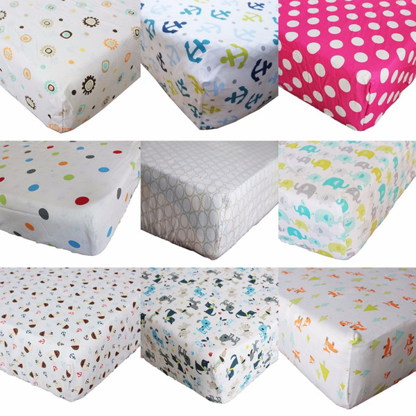 cute cheap cotton crib sheet