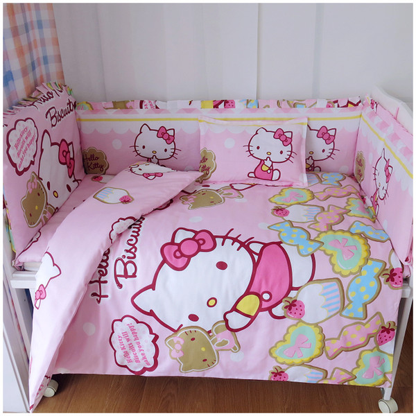 Baby bedding set 100% cotton bed around crib piece set baby bed around newborn crib bedding