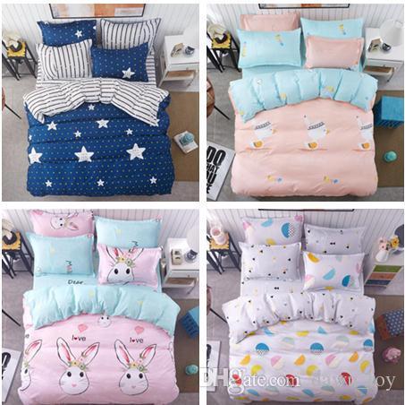 Children's Bedding Bed Set First love High Quality Fabrics and Comfortable Cover Bed Sheet King Queen Full Twin 3/4 PCS