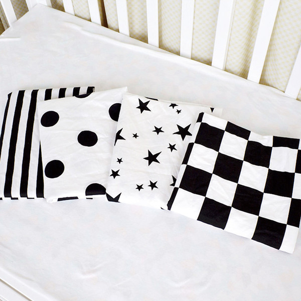 Baby Bed Sheet For Newborns Baby Sheet Star Dot Printed Mattress Swaddle Sack 100% Cotton Newborn Bedding Sets Crib Sheets