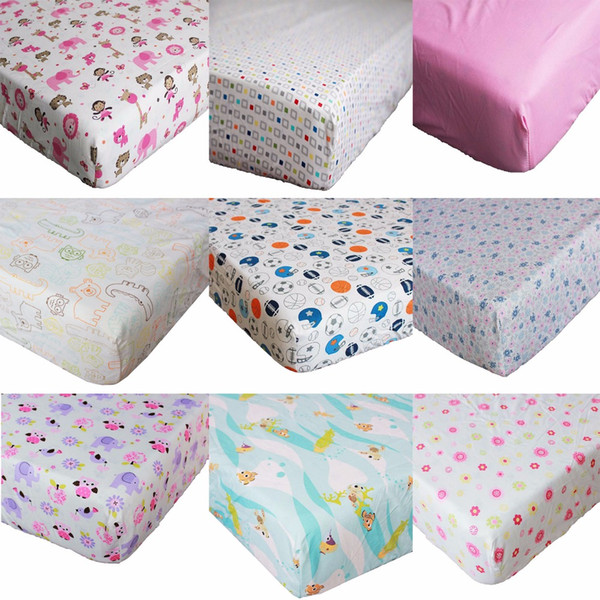 cheap cotton crib sheet fitted