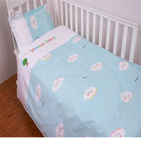 Kindergarten Nap Kit Kindergarten quilt three piece solid color embroidered quilt six piece