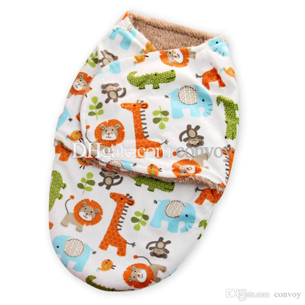 Newborn Baby Swaddle Blanket Newborn Sleeping bags 2 Layers baby blanket sleepsacks wraps Baby Swaddling Sleep Bag Free DHL bhb33