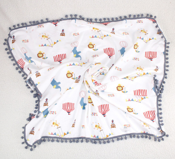 Baby Cotton Thick Super Soft Flannel Blanket Newborn Toddler minky Baby Blanket Stripped Swaddle Wrap Bedding Covers Bubbles